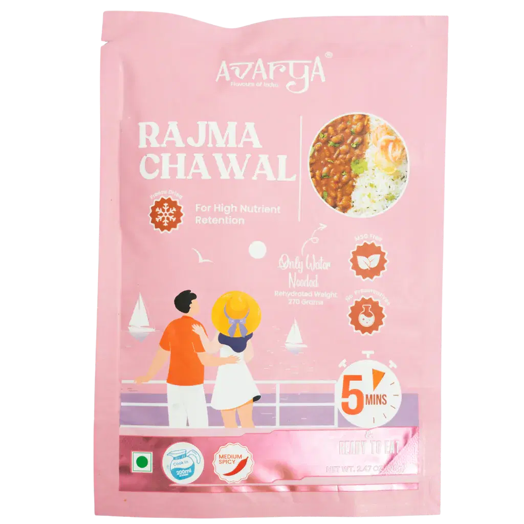 Dehydrated Rajma Rice - Rajma Chawal Packed Travel Food-01