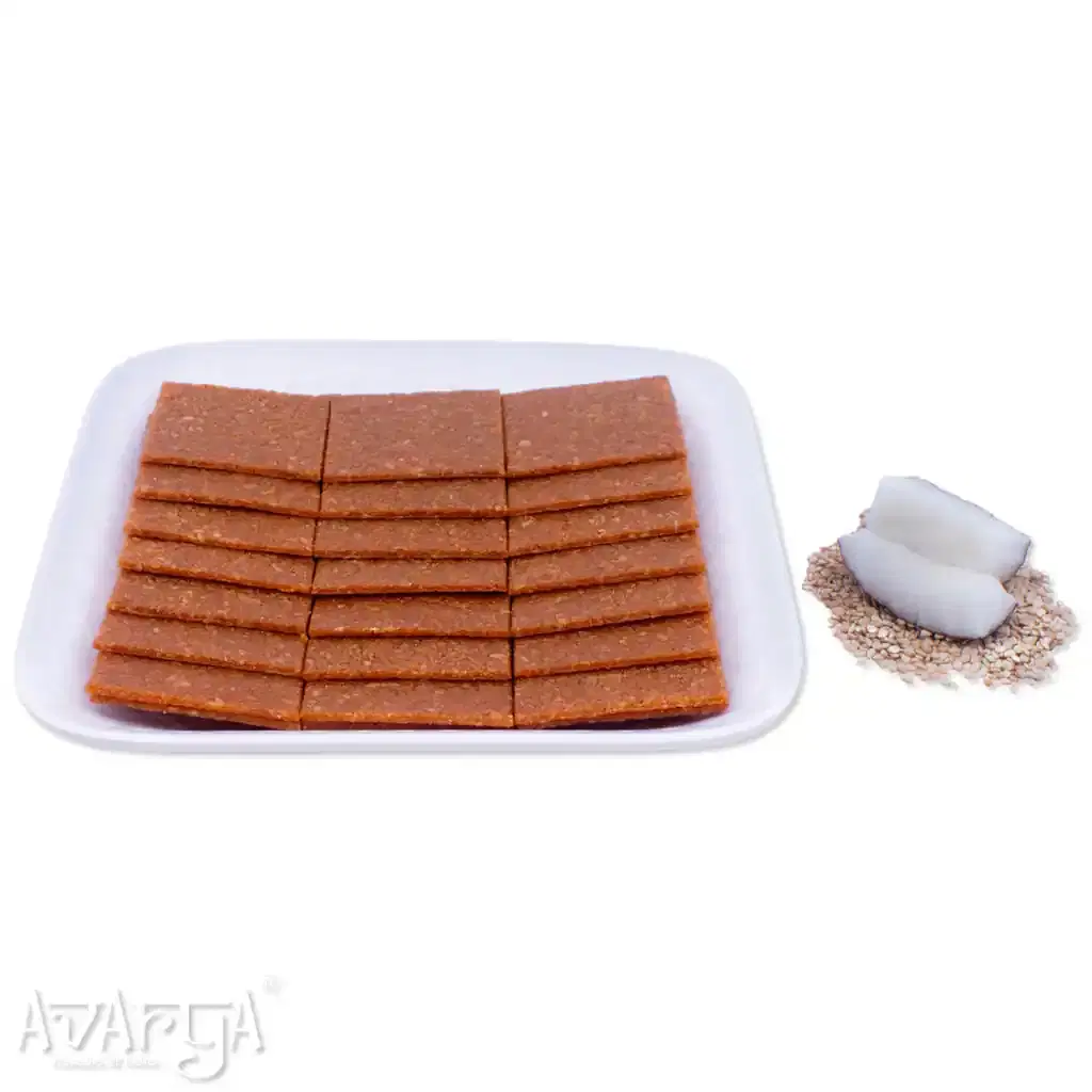 Thin Coconut Chikki - Thin Nariyal Chiki-01