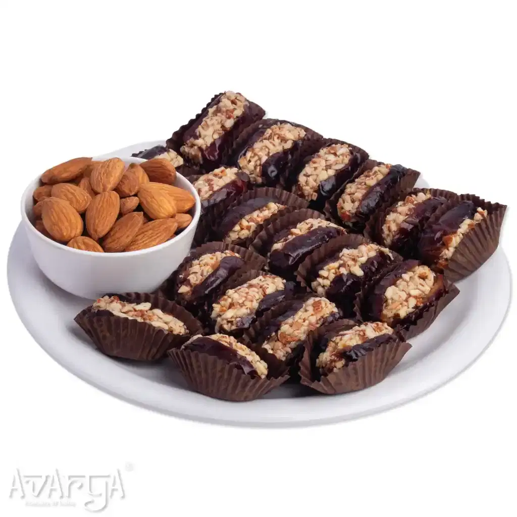 Almond Stuffed Dates - Badam Stuff Date-01