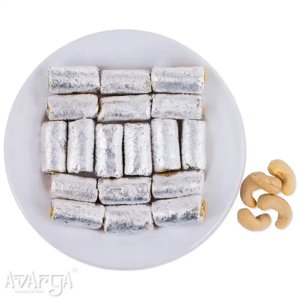Kaju Roll - Cashew Roll Mithai-02