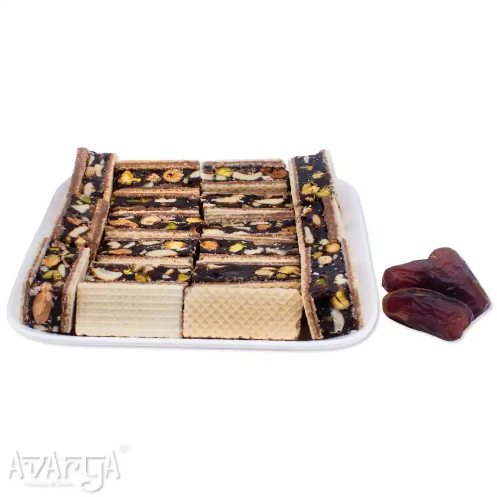 Khajur Wafer Biscuit - Cashew Waffer Biscuit-01