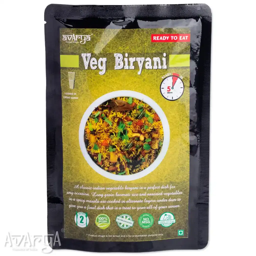 Dehydrated Veg Biryani - Biryani Packed Travel Food-01