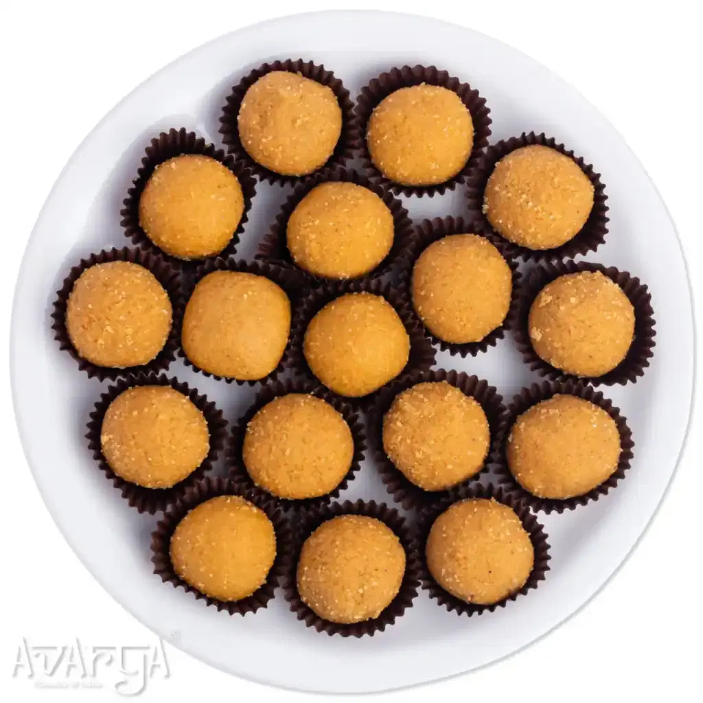 Besan Ladoo - Besan Laddu Desi Sweet-03