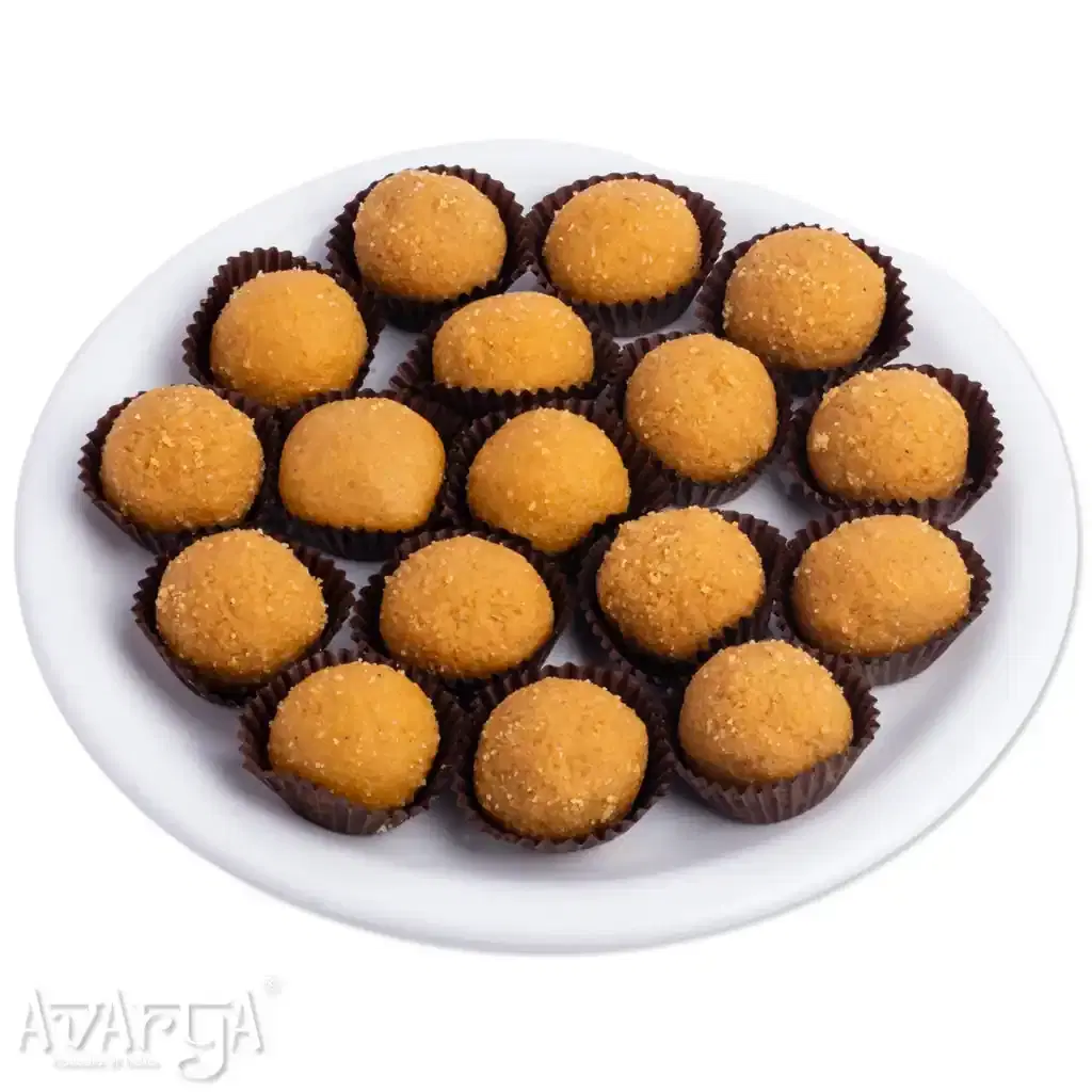 Besan Ladoo - Besan Laddu Desi Sweet-04