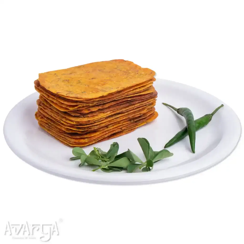 Mini Methi Masala Khakhra - Travel Pack Spicy Khakra-01