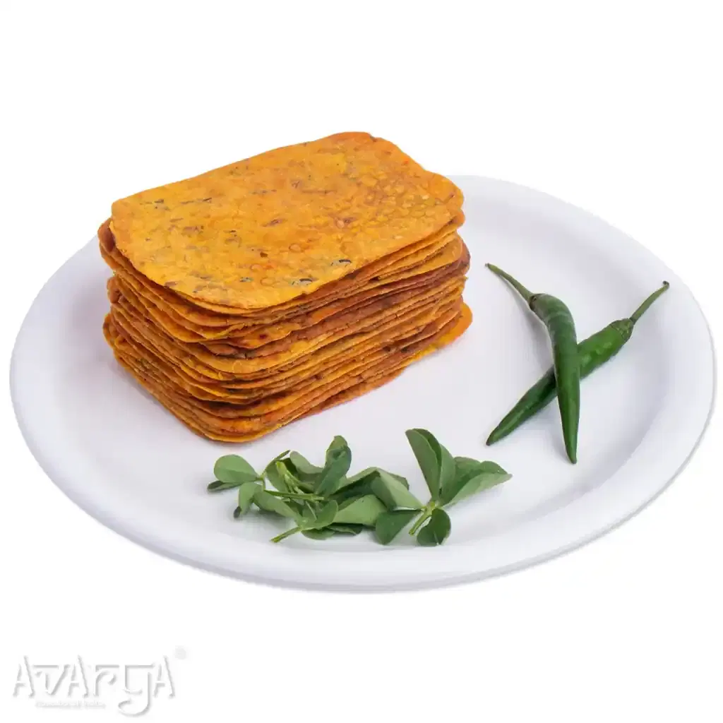 Mini Methi Masala Khakhra - Travel Pack Spicy Khakra-02