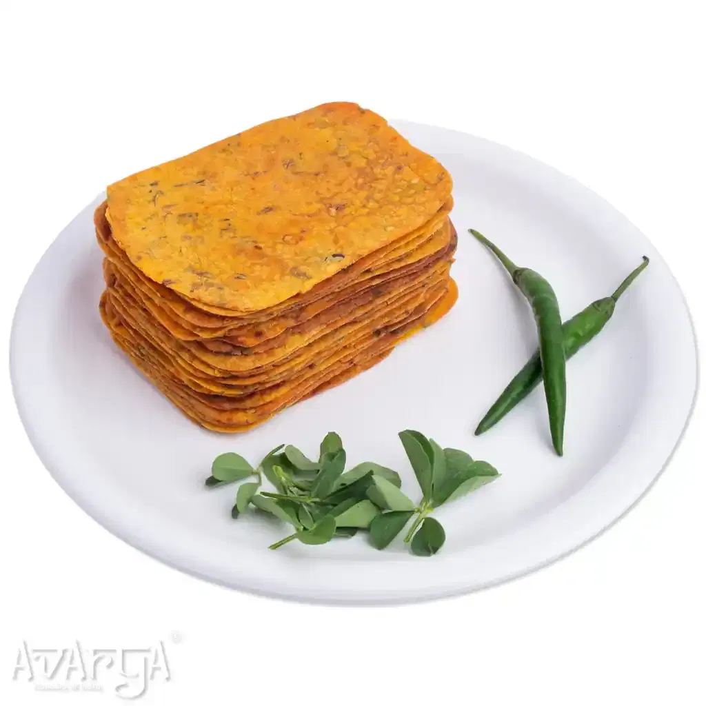 Mini Methi Masala Khakhra - Travel Pack Spicy Khakra-03