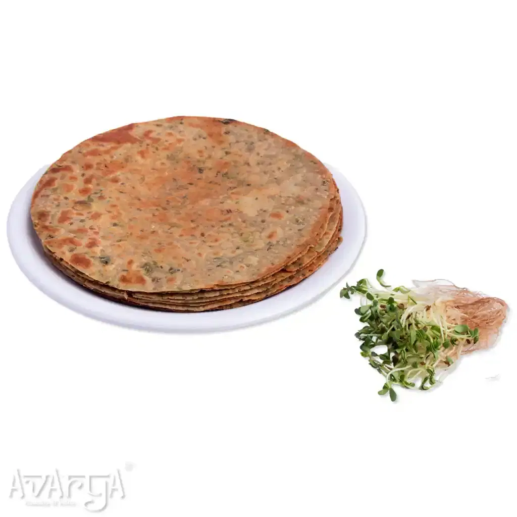 Masala Bajra Methi Khakhra - Spicy Bajri Fenugreek Khakra-01