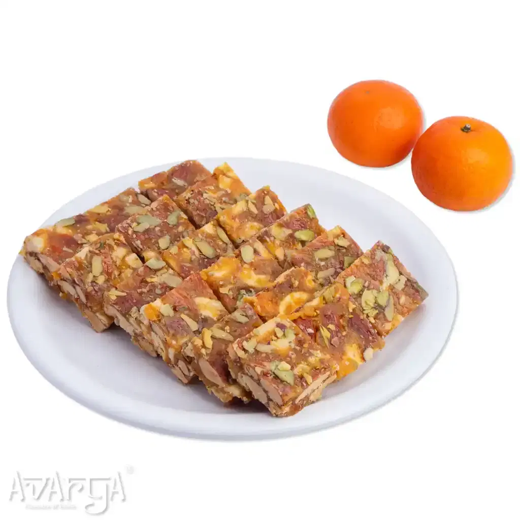 Sugarless Orange Pak - Sugar Less Orange Pak Mithai-02