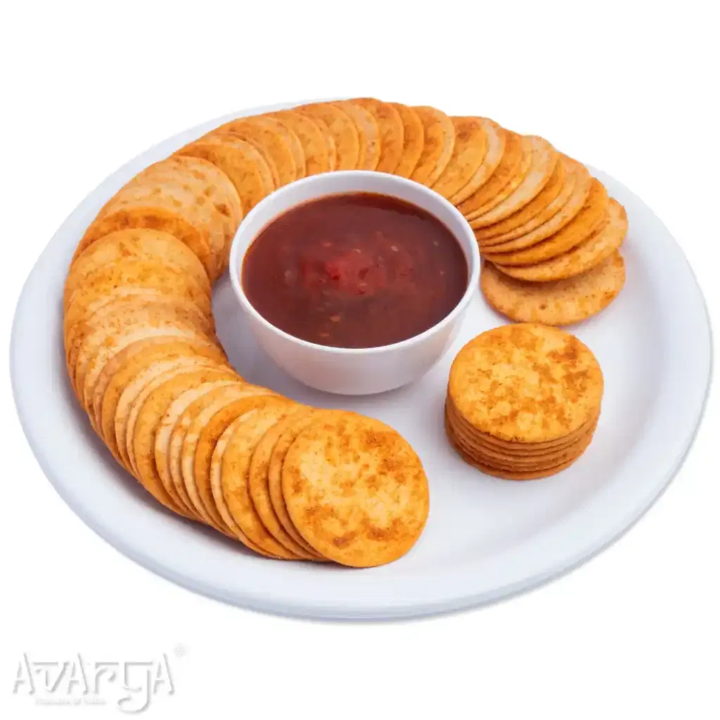 Schezwan Potato Cracker - Chinese Schezwan Aloo Crackers-02