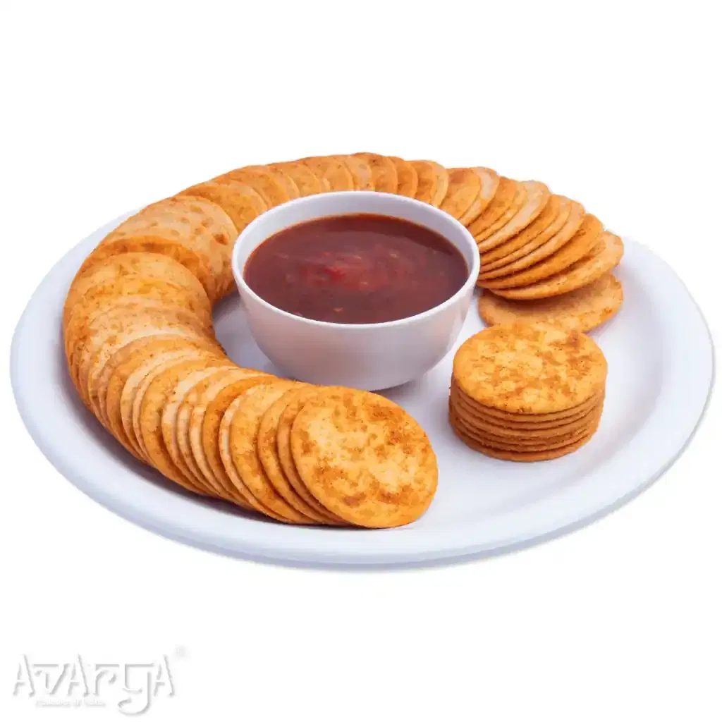 Schezwan Potato Cracker - Chinese Schezwan Aloo Crackers-04