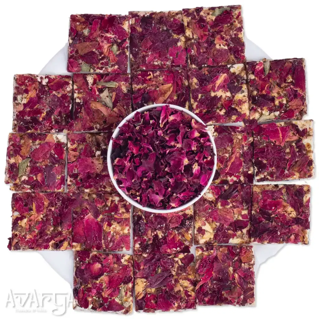 Thin Cashew Rose Chikki - Thin Kaju Gulab Chikki-02