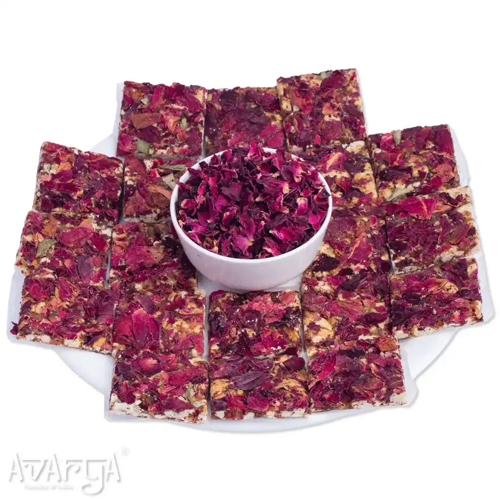 Thin Cashew Rose Chikki - Thin Kaju Gulab Chikki-03