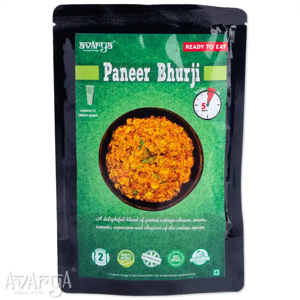 Dehydrated Paneer Bhurji - Paneer Bhurji Packed Travel Food-01