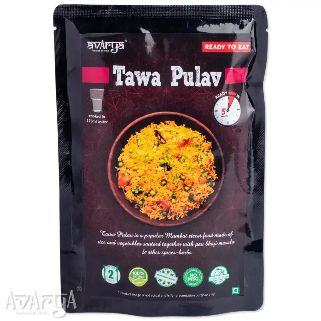 Dehydrated Tawa Pulav - Tawa Pulao Packed Travel Food-01