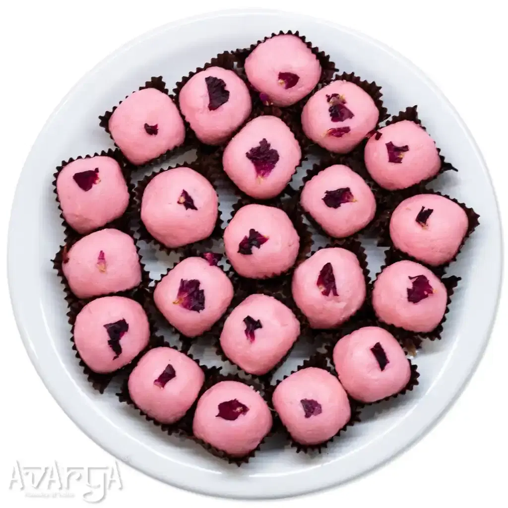 Rose Gulkand Peda - Gulab Gulkand Peda-04