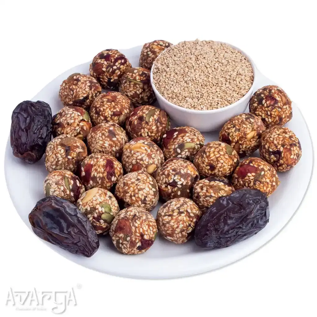 Dry Fruit Soft Til Ladoo - Dryfruit Soft Sesame Laddu-04