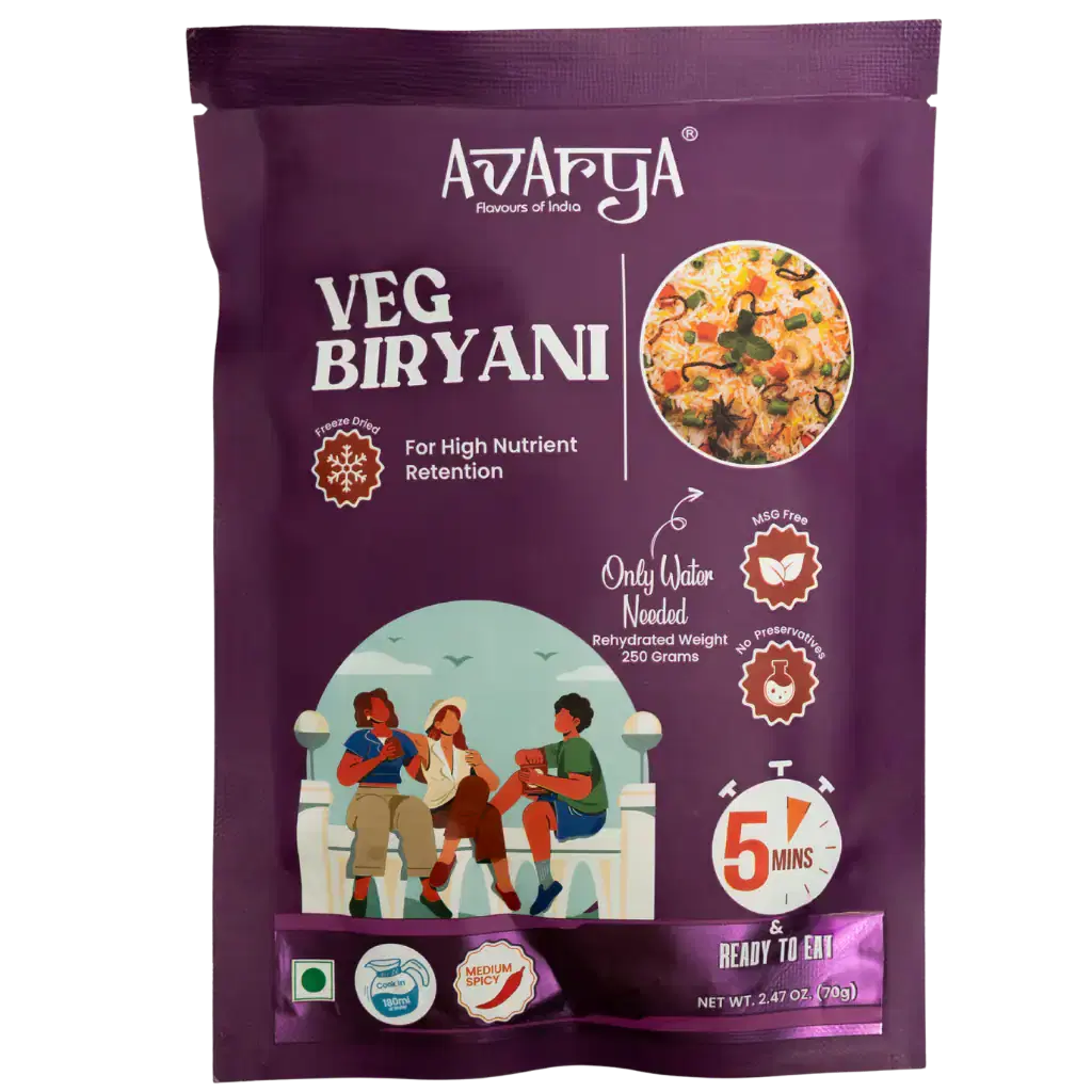Dehydrated Veg Biryani - Biryani Packed Travel Food-01