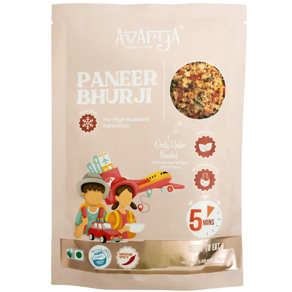 Dehydrated Paneer Bhurji - Paneer Bhurji Packed Travel Food-01